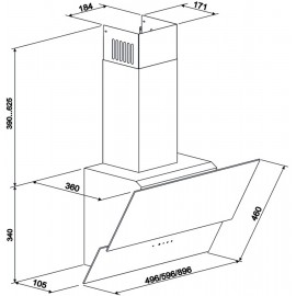 Вытяжка ELEYUS Element 700 60 BL
