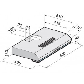 Вытяжка FREGGIA CHX15X