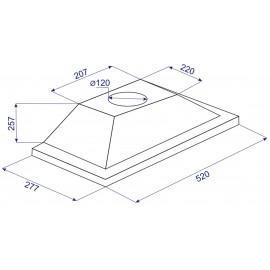 Вытяжка Minola HBI 5312 I LED 750