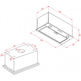 Вытяжка PERFELLI BI 6812 BL LED