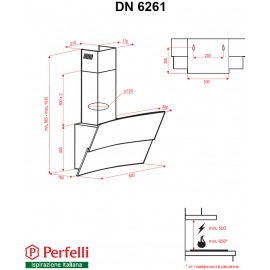 Вытяжка PERFELLI DN 6261 I