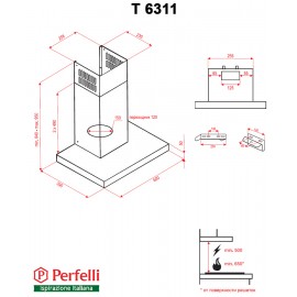 Вытяжка PERFELLI T 6311 I