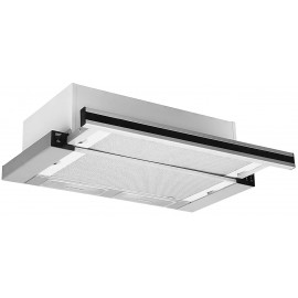 Вытяжка Ventolux GARDA 60 INOX (620) BK GLASS