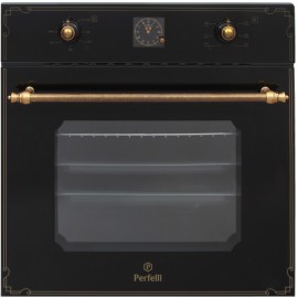 Духовой шкаф Perfelli BOE 6645 BL ANTIQUE GLASS