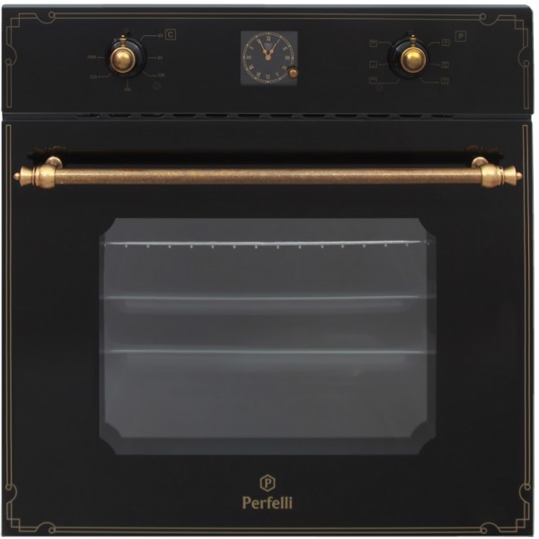 Духовой шкаф Perfelli BOE 6645 BL ANTIQUE GLASS