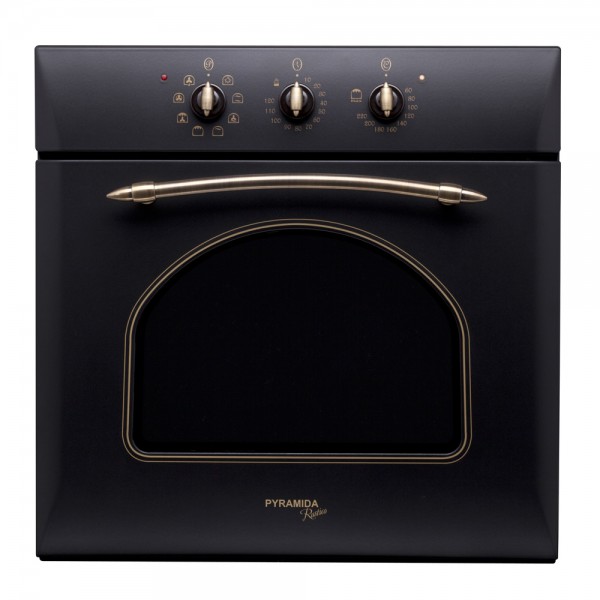 Духовой шкаф Pyramida F 84 ER BLACK RUSTICO