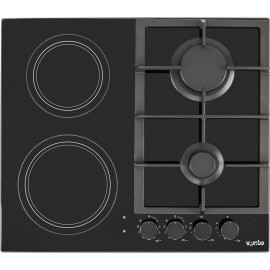 Варочная комбинированная поверхность Ventolux HG622 B9G C (BK)
