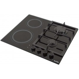 Варочная комбинированная поверхность Ventolux HG622 B9G CS (BK)