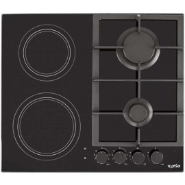 Варочная комбинированная поверхность Ventolux HG622 B9G CS (BK)