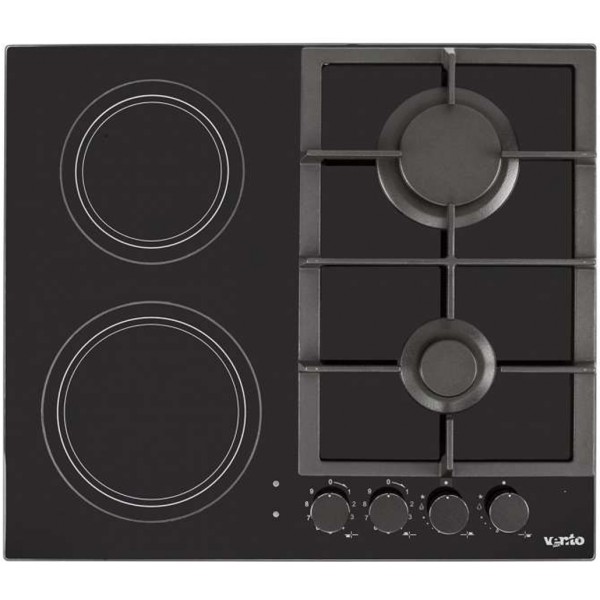 Варочная комбинированная поверхность Ventolux HG622 B9G CS (BK)