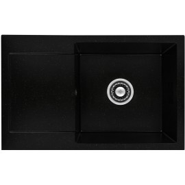 Кухонная мойка A Rock Milana BL+WH
