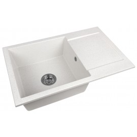 Кухонная мойка A Rock Milana WH+BL