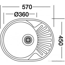 Кухонная мойка INTERLINE EC 157