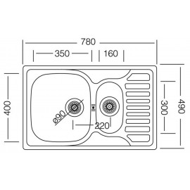 Кухонная мойка INTERLINE EC 174
