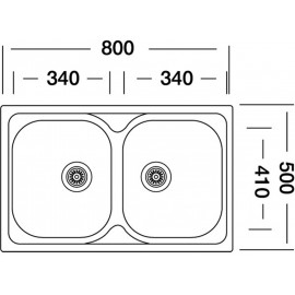 Кухонная мойка INTERLINE EC 195