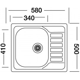 Кухонная мойка INTERLINE EC 196