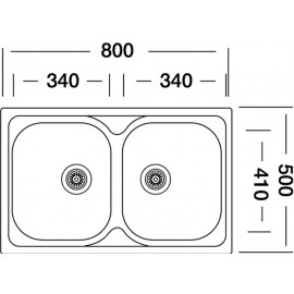 Кухонная мойка INTERLINE ECD 195