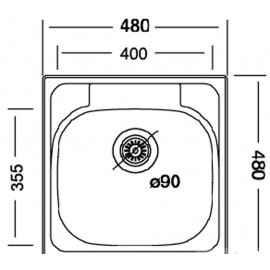 Кухонная мойка INTERLINE ECD 309