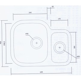 Кухонная мойка INTERLINE EX 343K(L)