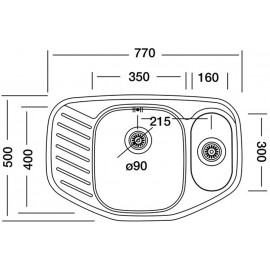Кухонная мойка INTERLINE EXD 171