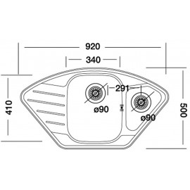 Кухонная мойка INTERLINE EXD 191-K