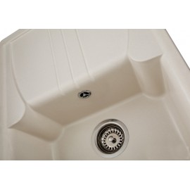 Кухонная мойка INTERLINE LIRA old white