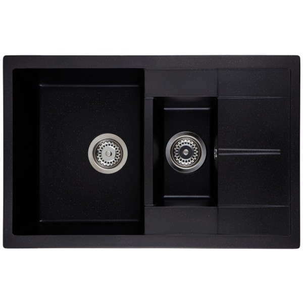 Кухонная мойка INTERLINE STILOS black