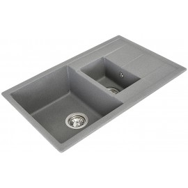 Кухонная мойка INTERLINE STILOS grigio