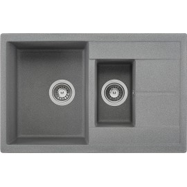 Кухонная мойка INTERLINE STILOS grigio