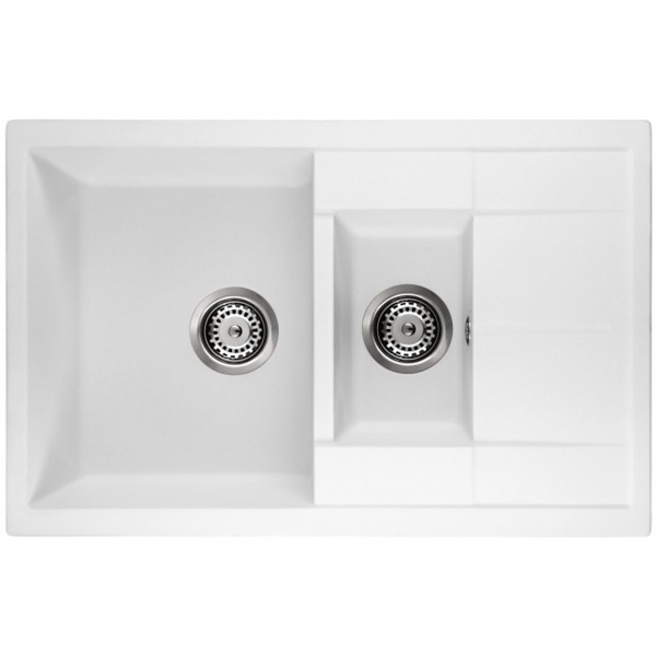 Кухонная мойка INTERLINE STILOS white