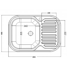 Кухонная мойка INTERLINE AE 640 D