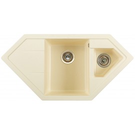Кухонная мойка INTERLINE INDIGO old white