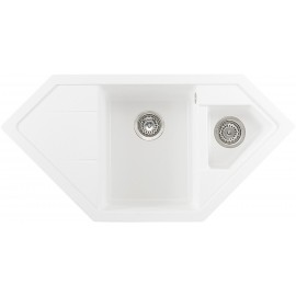 Кухонная мойка INTERLINE INDIGO white