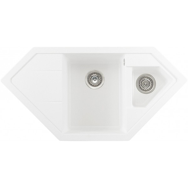 Кухонная мойка INTERLINE INDIGO white