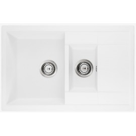 Кухонная мойка INTERLINE STYLE white