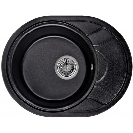 Кухонная мойка Minola MOG 71145-58 Антрацит (металлик)
