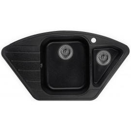 Кухонная мойка Minola MTG 75180-89 Антрацит (металлик)