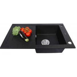 Кухонная мойка Perfelli AZZURO PGA 1151-78 BLACK METALLIC