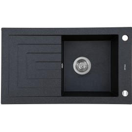 Кухонная мойка Perfelli AZZURO PGA 1151-78 BLACK METALLIC