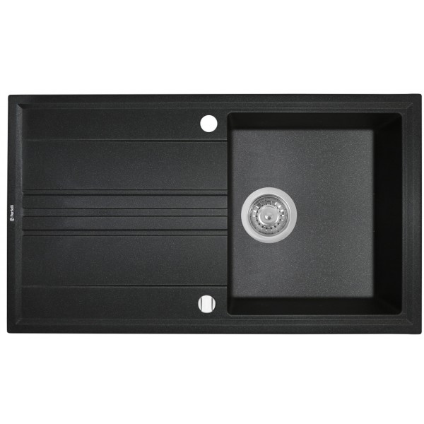 Кухонная мойка Perfelli CAPIANO PGC 1141-86 BLACK METALLIC Кухонная мойка Perfelli CAPIANO PGC 1141-86 BLACK METALLIC