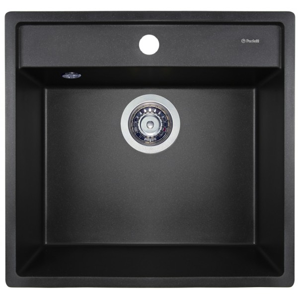 Кухонная мойка Perfelli ESOTTO PGE 101-50 BLACK METALLIC