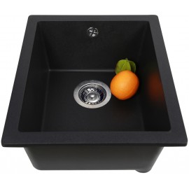 Кухонная мойка Perfelli ESTO PGE 101-38 BLACK METALLIC