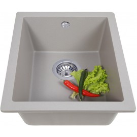 Кухонная мойка Perfelli ESTO PGE 101-38 GREY METALLIC
