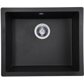 Кухонная мойка Perfelli ESTO PGE 101-55 BLACK METALLIC