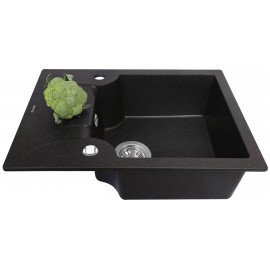 Кухонная мойка Perfelli FELICITA PGF 1341-60 BLACK METALLIC