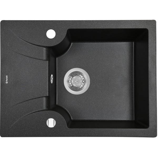 Кухонная мойка Perfelli FELICITA PGF 1341-60 BLACK METALLIC