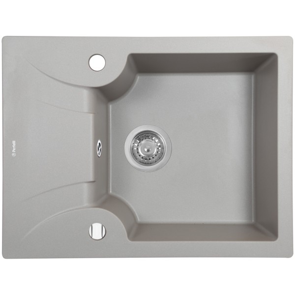 Кухонная мойка Perfelli FELICITA PGF 1341-60 GREY METALLIC