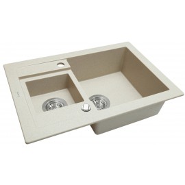 Кухонная мойка Perfelli GRANZE PGG 506-67 LIGHT BEIGE