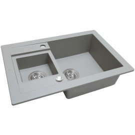 Кухонная мойка Perfelli GRANZE PGG 5061-67 GREY METALLIC