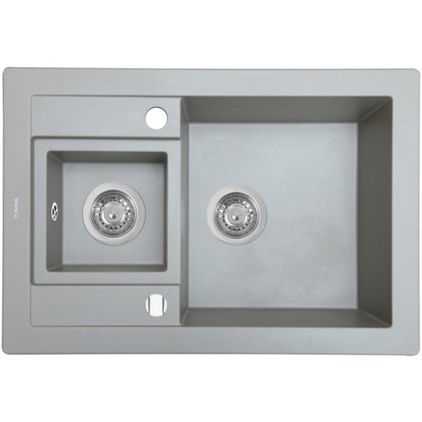 Кухонная мойка Perfelli GRANZE PGG 5061-67 GREY METALLIC